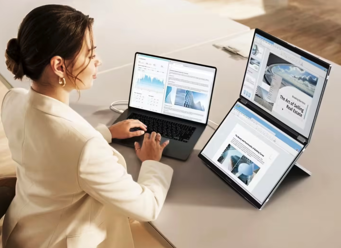 优派推出VG1457双屏便携屏 1.36kg轻量化设计赋能移动三屏办公